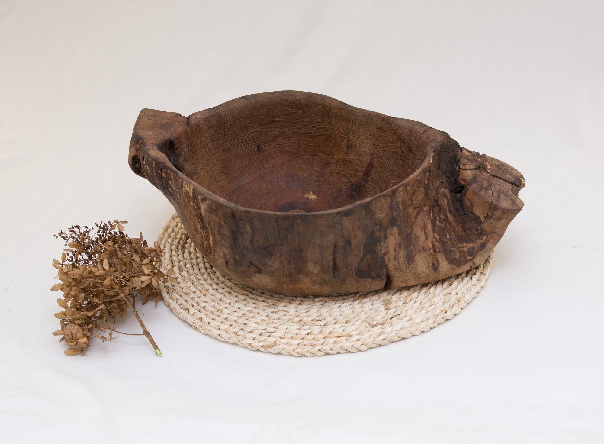 Unikalna drewniana misa z gruszy.